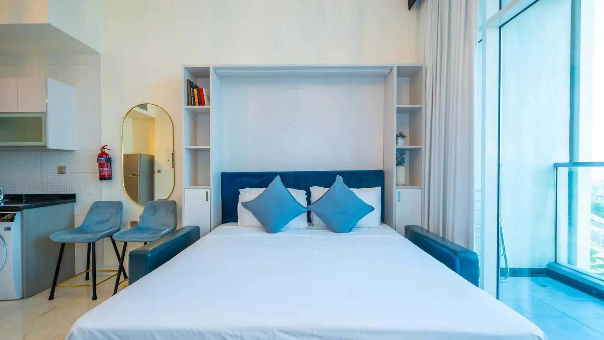 Stylish Studio Bayz Danube Burj Khalifa View Pool Dubai 0*,
