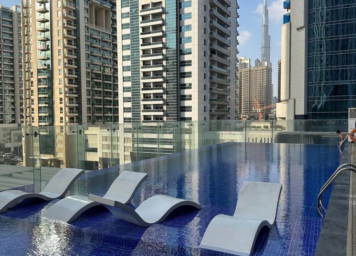 Stylish Studio Bayz Danube Burj Khalifa View Pool Dubai Apartment
