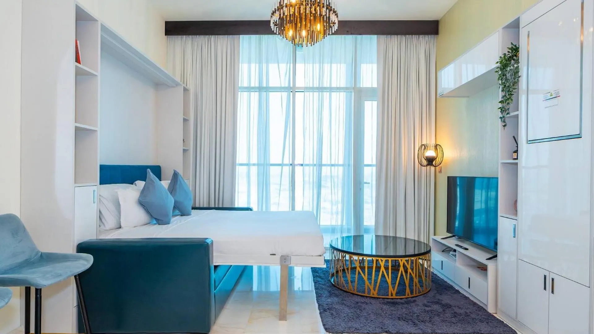Apartment Stylish Studio Bayz Danube Burj Khalifa View Pool Dubai