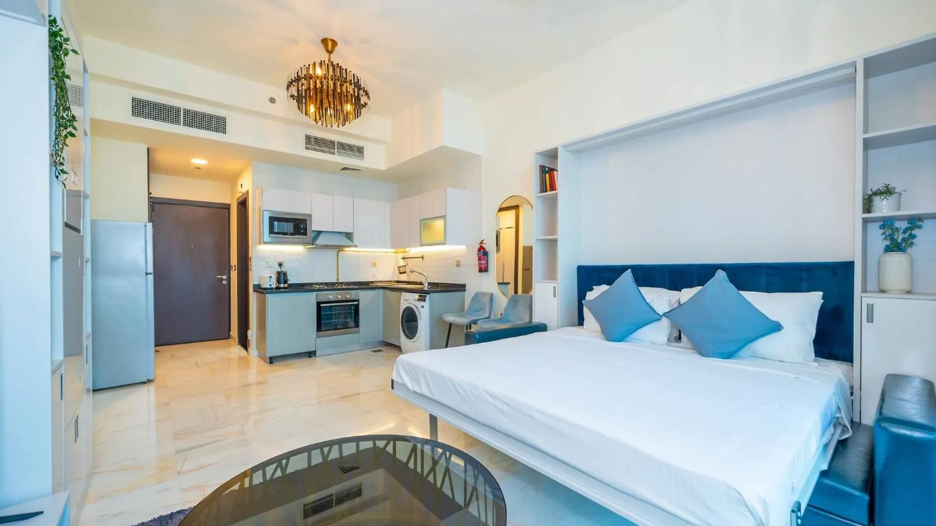 Stylish Studio Bayz Danube Burj Khalifa View Pool Dubai Appartement